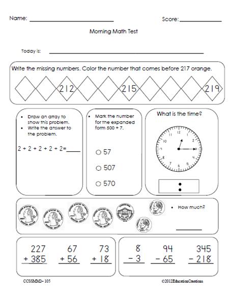 morning math